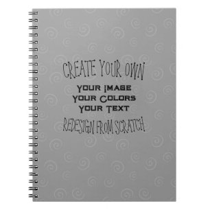 Caderno Espiral Crie Seu Próprio Design Personalizado
