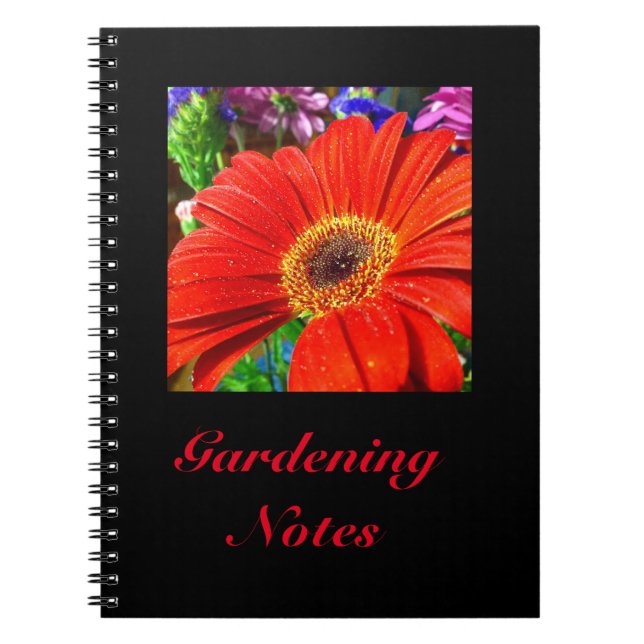 Caderno Espiral Crie seu próprio notebook de jardinagem (Frente)