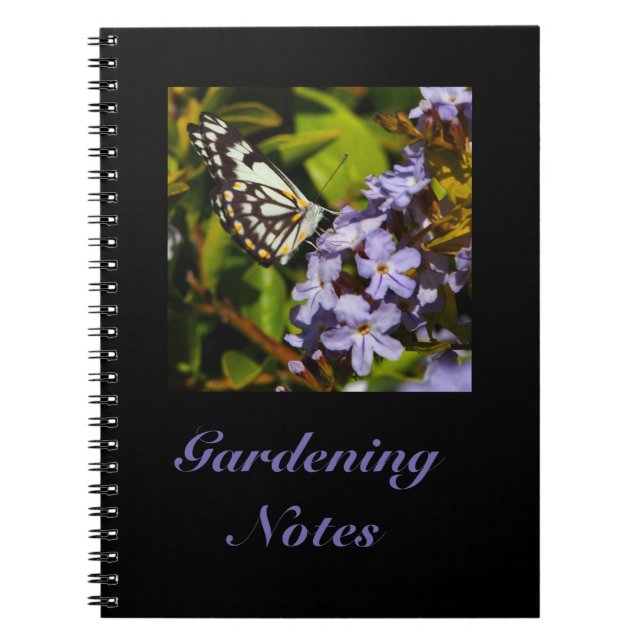 Caderno Espiral Crie seu próprio notebook de jardinagem (Frente)
