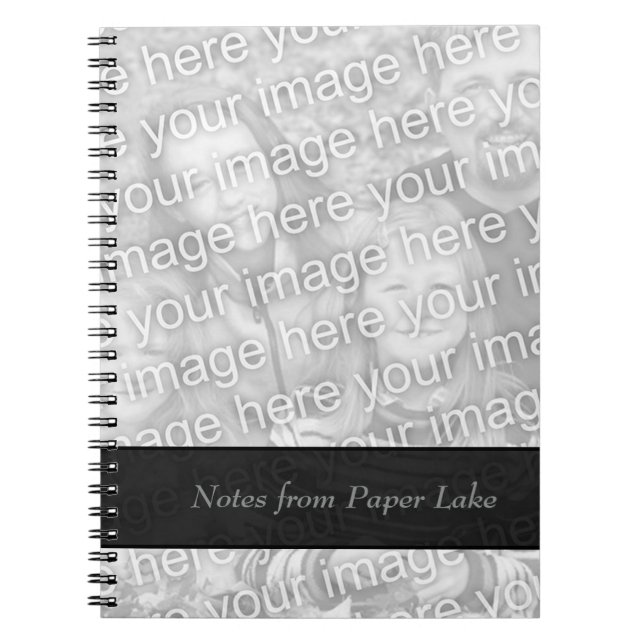 Caderno Espiral Crie seu próprio notebook para Design de fotos (Frente)