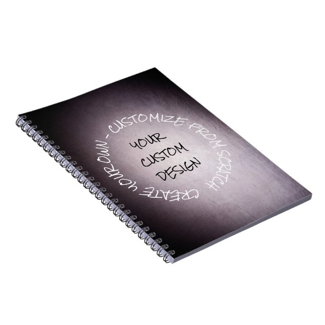 Caderno Espiral Crie seu próprio personalizado completamente (Lado Direito)
