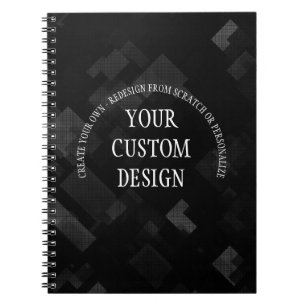 Caderno Espiral Crie seu próprio personalizado projetado