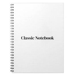 Caderno Espiral Crie seu próprio Premium | 6,5" x 8,75" Clássico