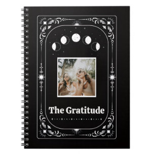 Caderno Espiral Crie Seu Próprio Tarot de Fotos Gratidão Tendência