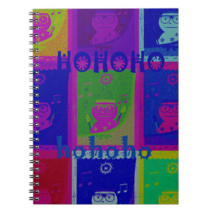 Caderno Espiral Crie seus próprios Papais noeis especiais HoHoho P
