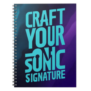 Caderno Espiral Crie Sua Assinatura Sonora