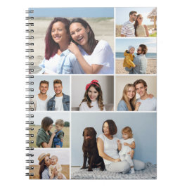Caderno Espiral Crie Sua Própria Colagem de 9 Fotos