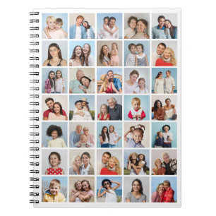 Caderno Espiral Crie Sua Própria Colagem De Fotos 35