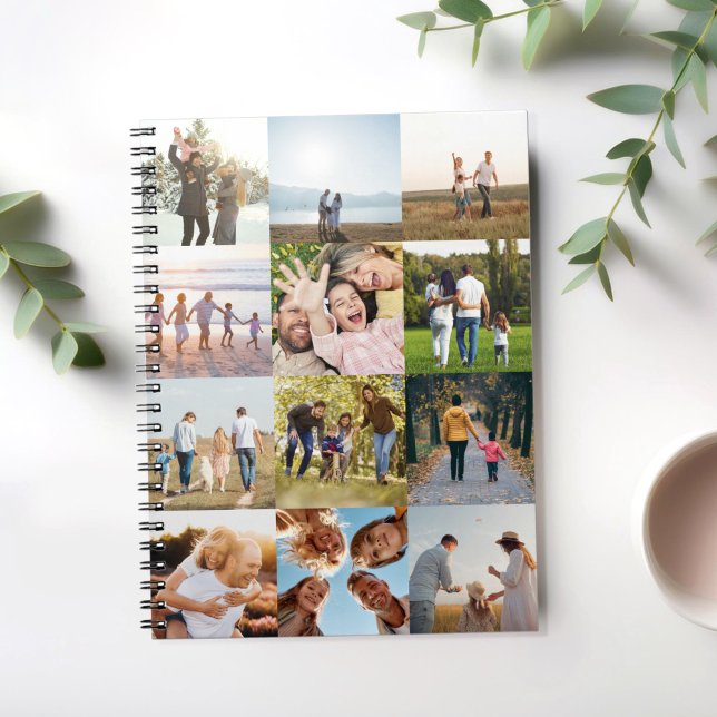 Caderno Espiral Crie sua própria coleção de fotos personalizada 12 (Criador carregado)