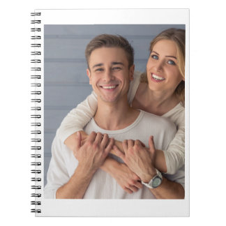 Caderno Espiral Crie Sua Própria Foto de Casal Imagem Personalizad