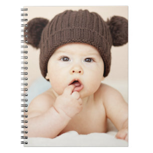 Caderno Espiral Crie Sua Própria Foto Moderna Personalizada de Cri