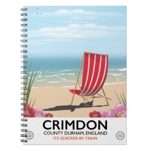 Caderno Espiral Crimdon, Condado de Durham, Inglaterra.