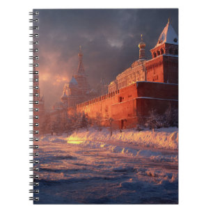 Caderno Espiral Crimson Winter no notebook Kremlin