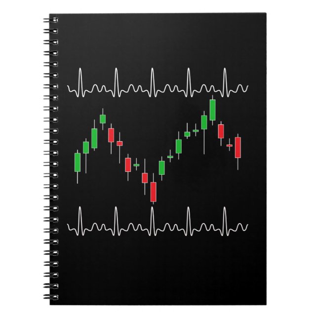 Caderno Espiral Cripto de pulsação de pulsação de pulsação de puls (Frente)