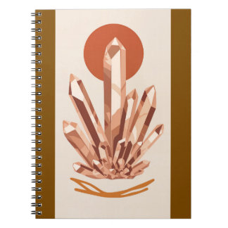 Caderno Espiral cristals