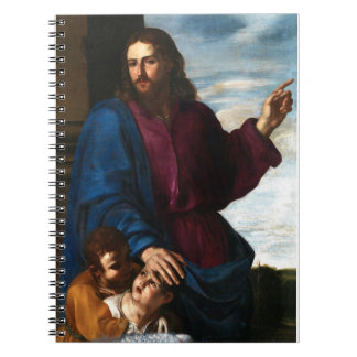 Caderno Espiral Cristo Abençoando as Crianças - Alegoria da Pintur