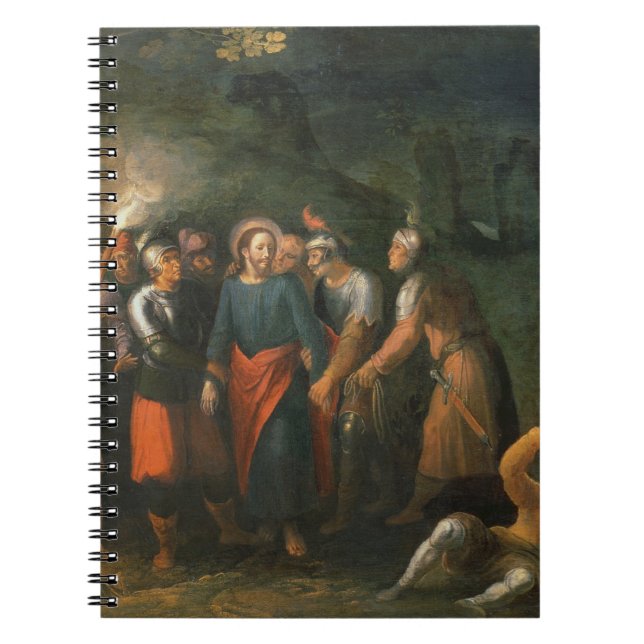 Caderno Espiral Cristo no jardim de Gethsemane (Frente)