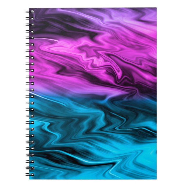 Caderno Espiral Crítico em vanguarda e azul (Frente)