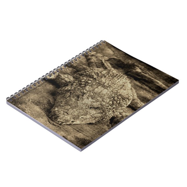 Caderno Espiral Crocodilo (Left Side)