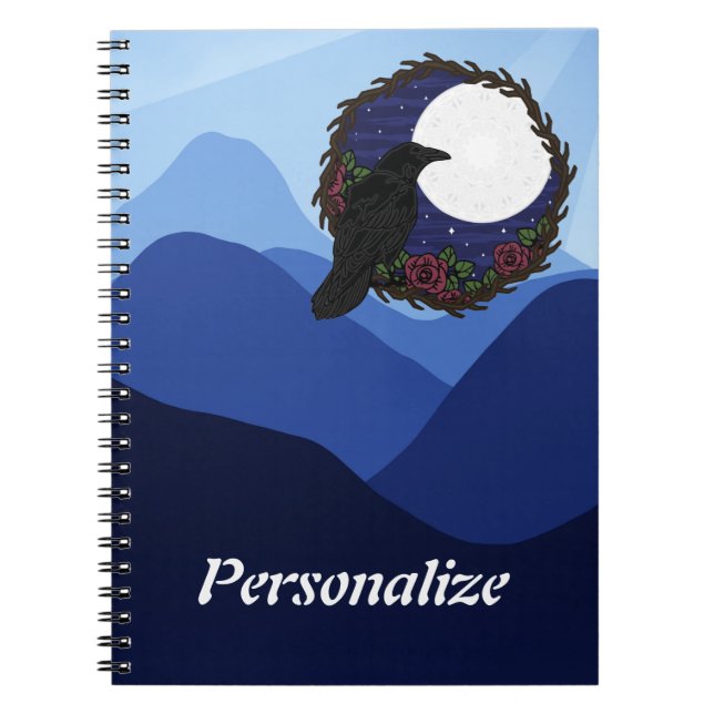 Caderno Espiral Crow Moon (Frente)