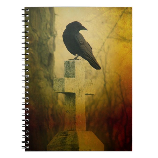 Caderno Espiral Crow On Cross (Frente)