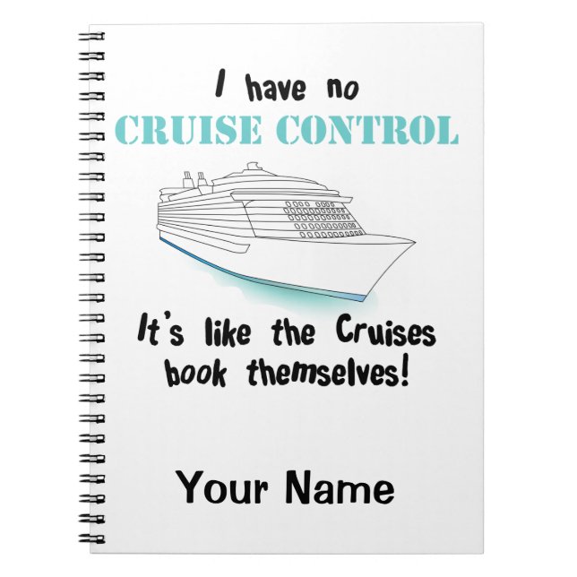 Caderno Espiral Cruise control (Frente)