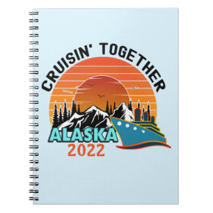 Caderno Espiral Cruisin Together Alaska Viagem Vacin 
