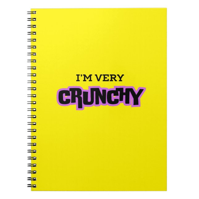 Caderno Espiral Crunchy (Frente)