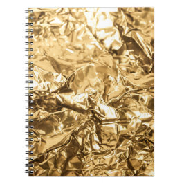 Caderno Espiral Crushed Golden Folds