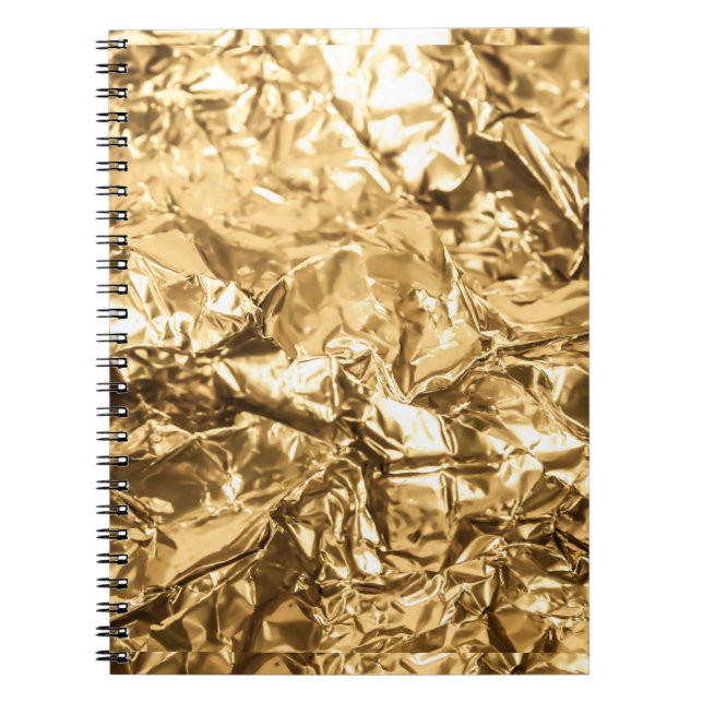 Caderno Espiral Crushed Golden Folds (Frente)