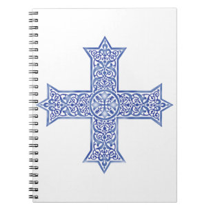 Caderno Espiral Cruz copta