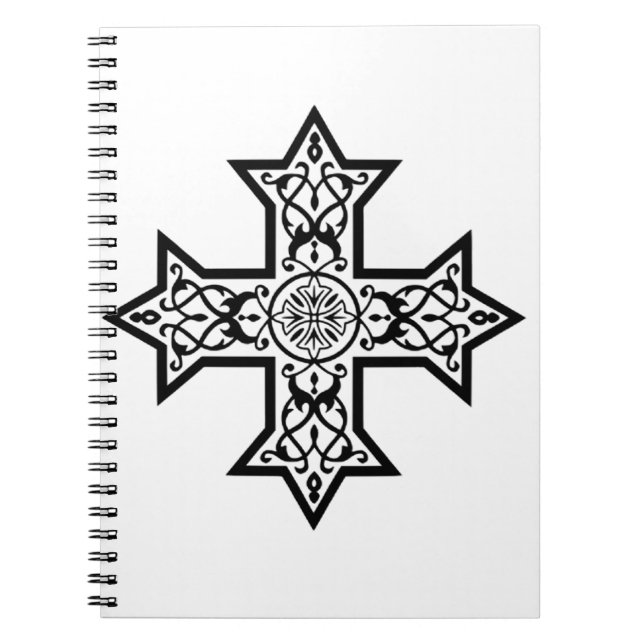 Caderno Espiral Cruz Copta (Frente)