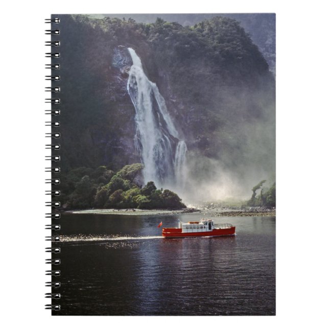 Caderno Espiral Cruzamento de embarcações com som em Milford - Nov (Frente)