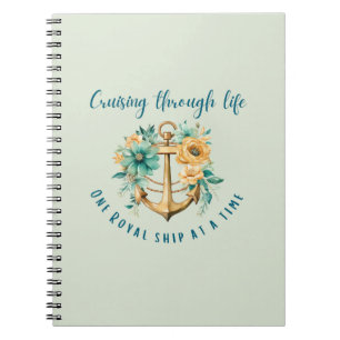 Caderno Espiral Cruzamento Royal Floral