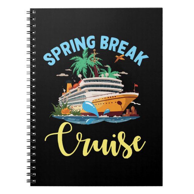 Caderno Espiral Cruzeiro de Férias de Primavera (Frente)