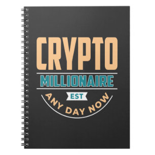 Caderno Espiral Crypto Millionaire - A Qualquer Dia