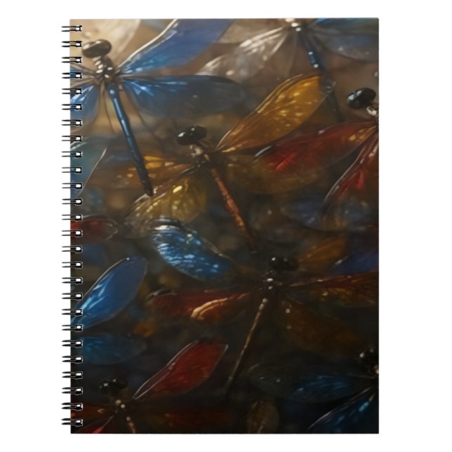 Caderno Espiral Crystal Dragonflies Notebook (Frente)
