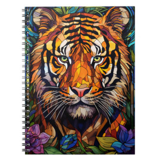 Caderno Espiral Cuaderno Animales En Arte Vitral