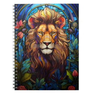 Caderno Espiral Cuaderno Animales En Arte Vitral