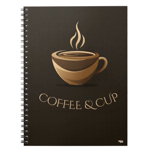 Caderno Espiral Cuaderno Coffee & Cup (Frente)
