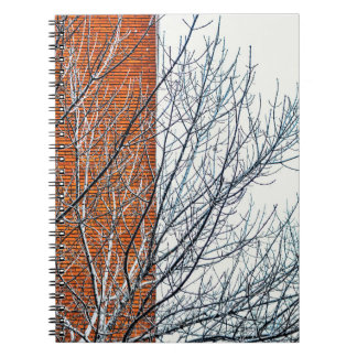 Caderno Espiral Cuaderno con fotografía de un día de invierno