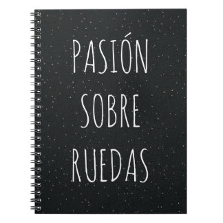 Caderno Espiral Cuaderno con frase del mundo del motor 