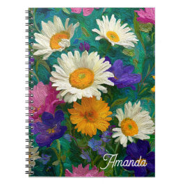 Caderno Espiral Cuaderno Flores Inspiración Vincent van Gogh