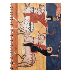 Caderno Espiral Cuaderno guerreros medievales