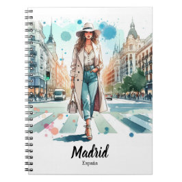 Caderno Espiral Cuaderno Madrid