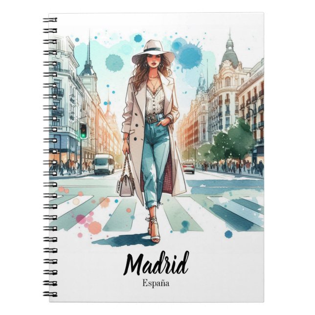 Caderno Espiral Cuaderno Madrid (Frente)