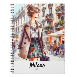 Caderno Espiral Cuaderno Milano
