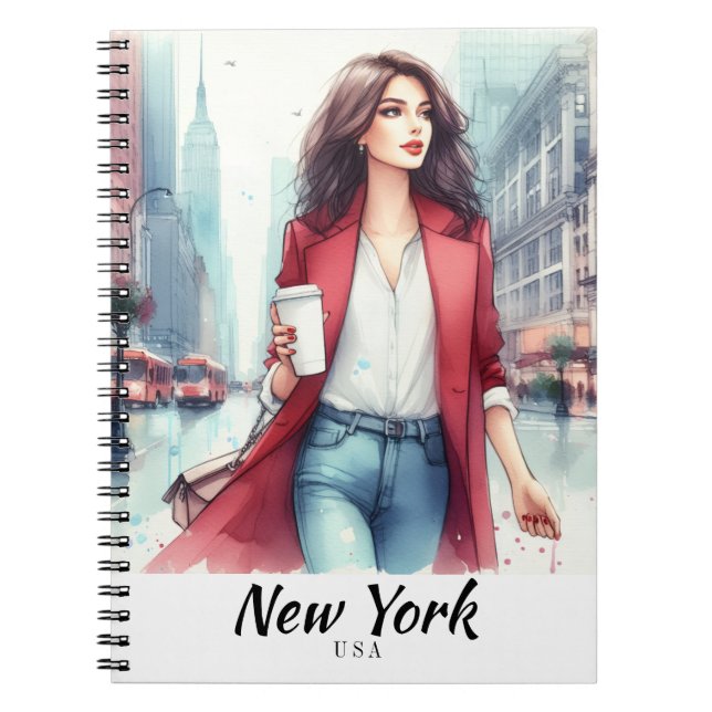 Caderno Espiral Cuaderno  New York (Frente)