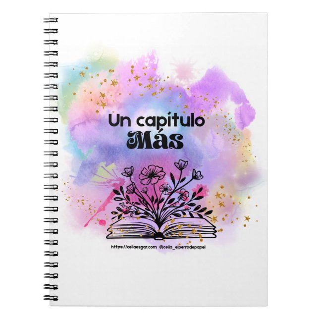 Caderno Espiral Cuaderno para amantes de la literatura (Frente)