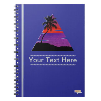 Caderno Espiral Cuaderno Sunset Beach Palm